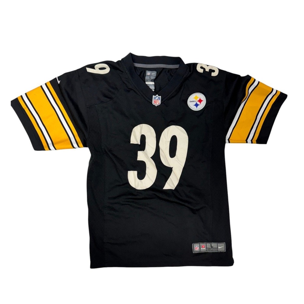 Nike Pittsburgh Steelers Minkah Fitzpatrick 39 Jersey Youth Large Black NFL
